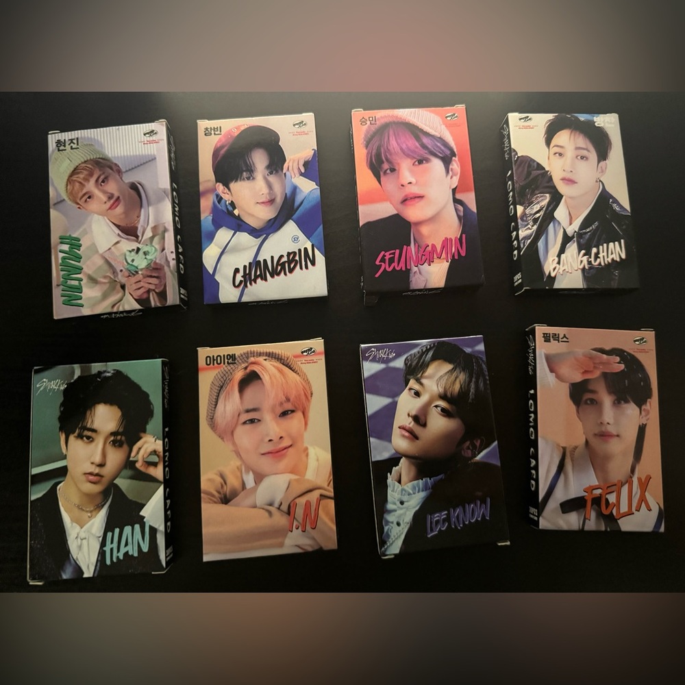 8Pack/240PCS Stray-Kids Photocards,Stray-Kids Lomo Cards Greeting Cards